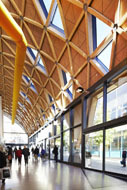 curtain walling for market buildings